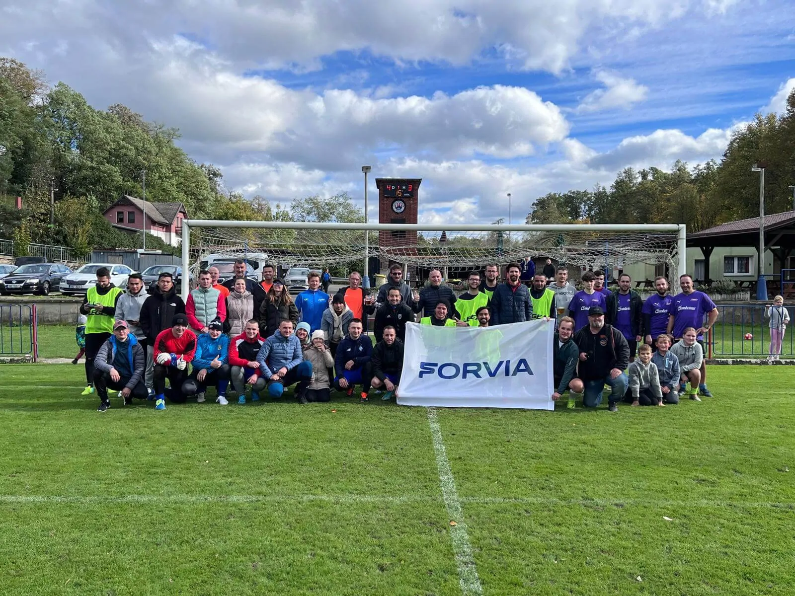 Fotbalový turnaj v rámci projektu Forvia Olympics Games